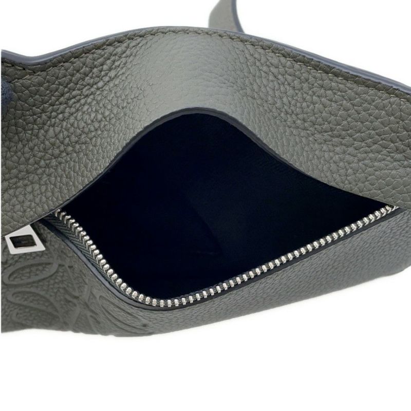 ロエベ ボディバッグ アナグラム バーティカル Tポケット レザー C500P02X02 LOEWE バッグ