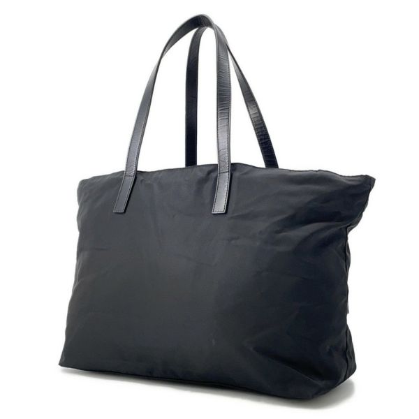 プラダ ショルダーバッグ 三角ロゴ ナイロン レザー PRADA ハンドバッグ 黒