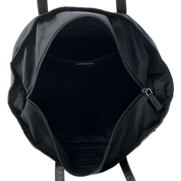 プラダ ショルダーバッグ 三角ロゴ ナイロン レザー PRADA ハンドバッグ 黒