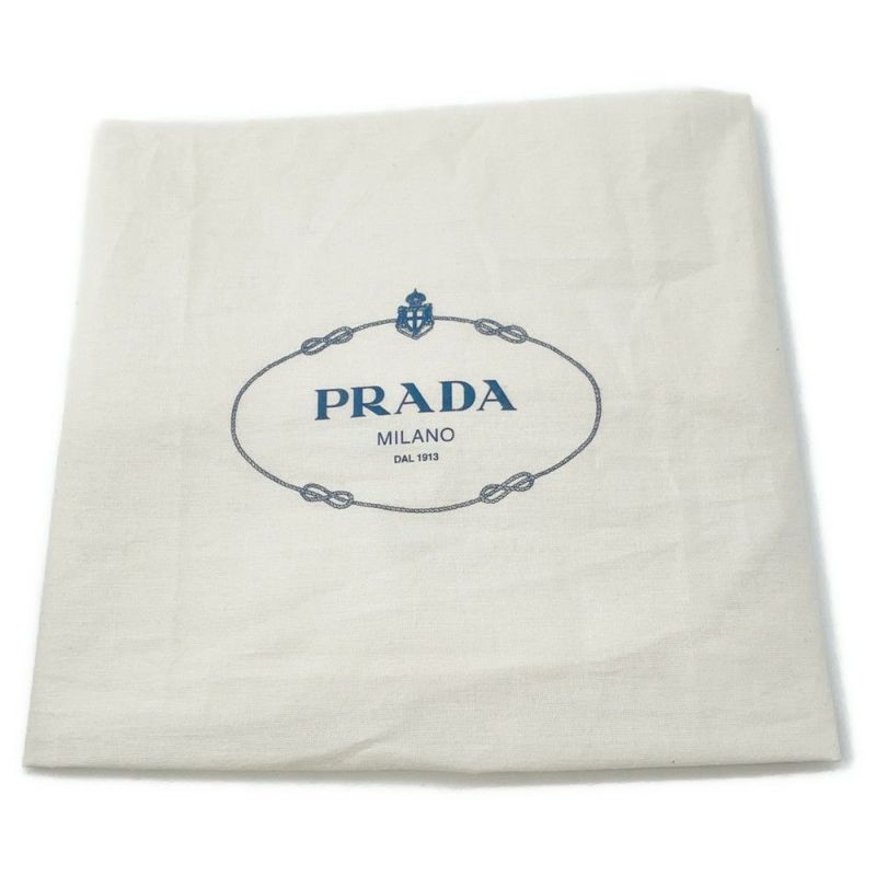 プラダ ショルダーバッグ 三角ロゴ ナイロン レザー PRADA ハンドバッグ 黒