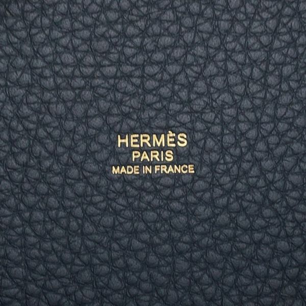 エルメス ハンドバッグ ピコタンロックPM グリミスティ/シャンパンゴールド金具 トリヨンクレマンス W刻印