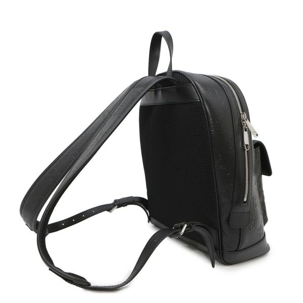 グッチ リュック GGエンボス バックパック レザー 658579 GUCCI リュックサック 黒