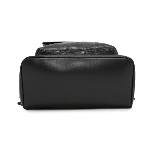 グッチ リュック GGエンボス バックパック レザー 658579 GUCCI リュックサック 黒