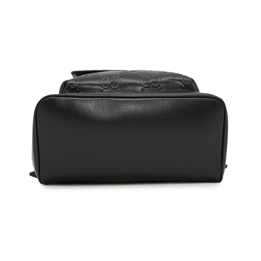 グッチ リュック GGエンボス バックパック レザー 658579 GUCCI リュックサック 黒