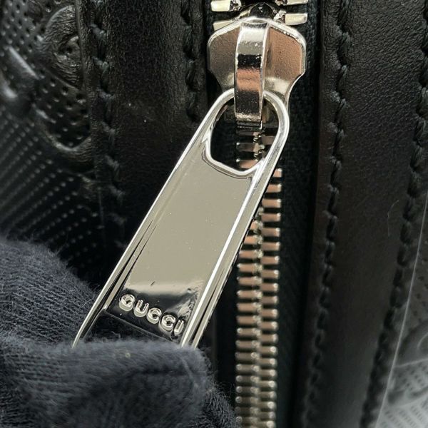 グッチ リュック GGエンボス バックパック レザー 658579 GUCCI リュックサック 黒