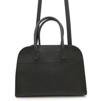 ザ ロウ ハンドバッグ ソフトマルゴー12 レザー W1586 THE ROW