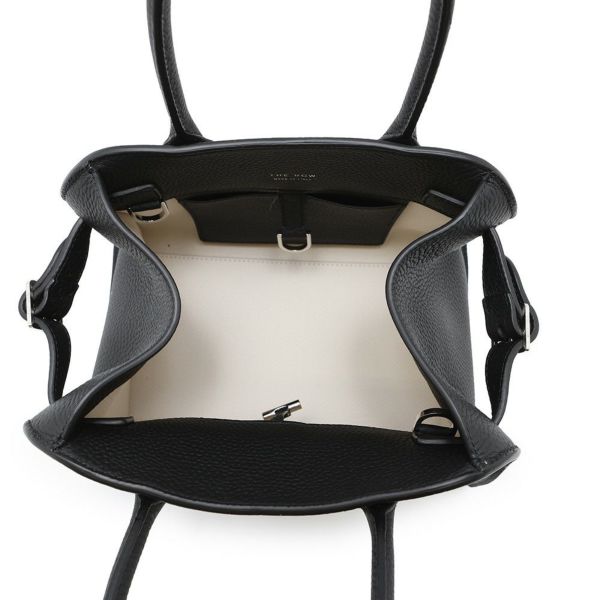 ザ ロウ ハンドバッグ ソフトマルゴー10 SOFT MARGAUX レザー W1190 L133 THE ROW ショルダーバッグ 黒