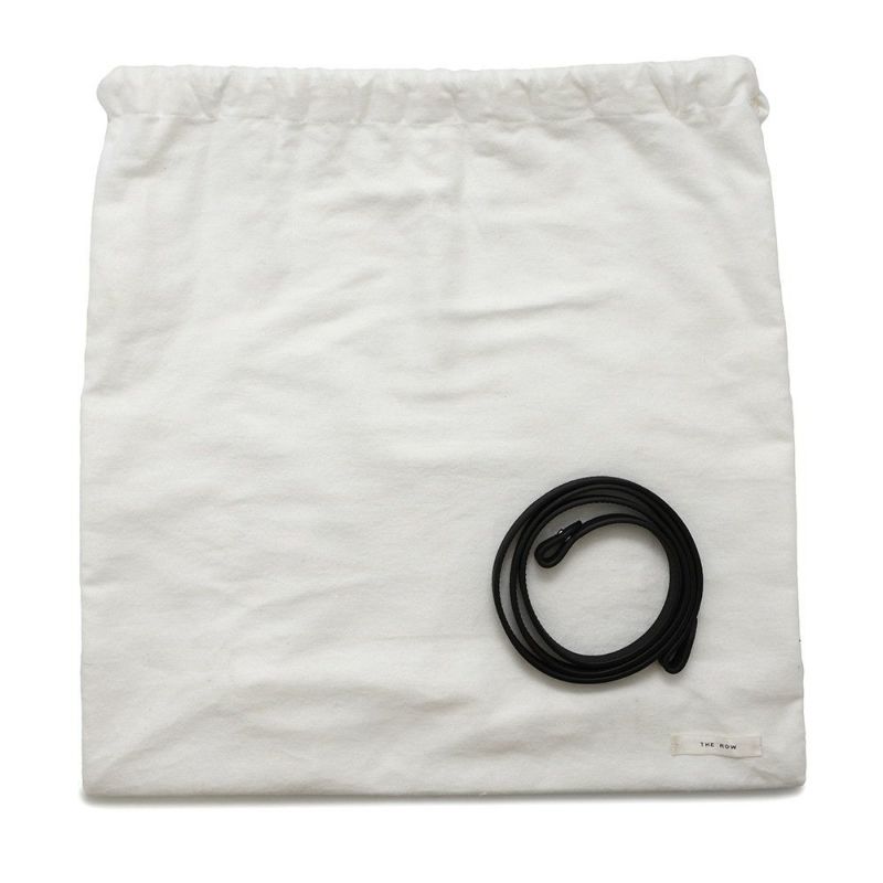 ザ ロウ ハンドバッグ ソフトマルゴー10 SOFT MARGAUX レザー W1190 L133 THE ROW ショルダーバッグ 黒