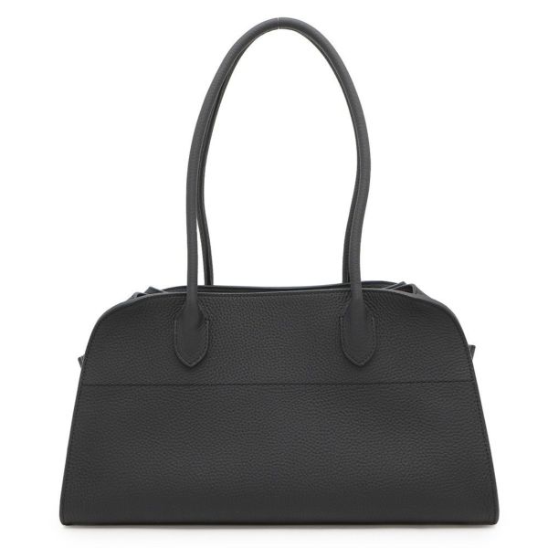 ザ ロウ トートバッグ マルゴー12 レザー W1712 L133 THE ROW ショルダーバッグ 黒