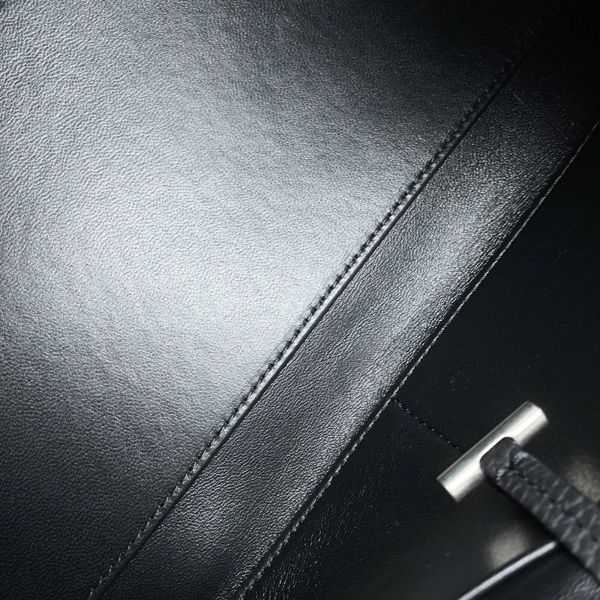 ザ ロウ トートバッグ マルゴー12 レザー W1712 L133 THE ROW ショルダーバッグ 黒