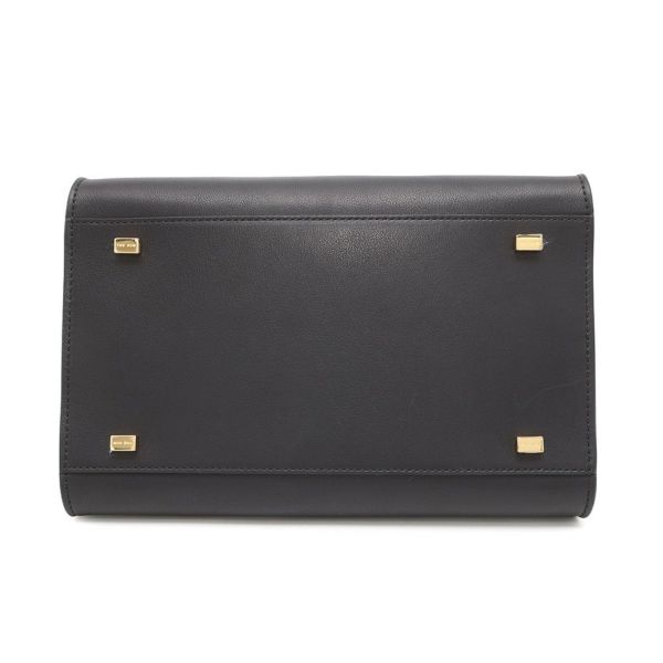 ザ ロウ ハンドバッグ マルゴー10 レザー W1190 L72 THE ROW 2wayショルダーバッグ 黒