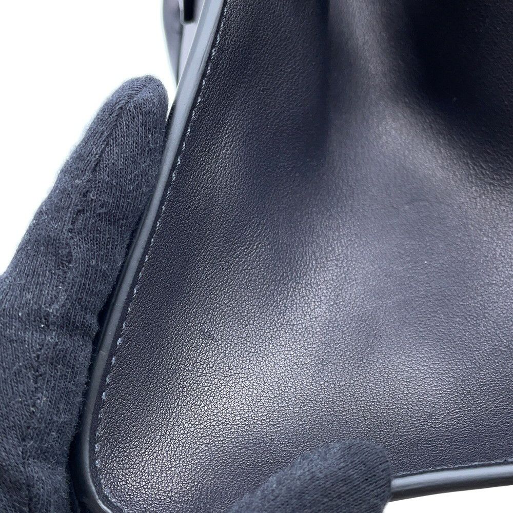 ザ ロウ ハンドバッグ マルゴー10 レザー W1190 L72 THE ROW 2wayショルダーバッグ 黒