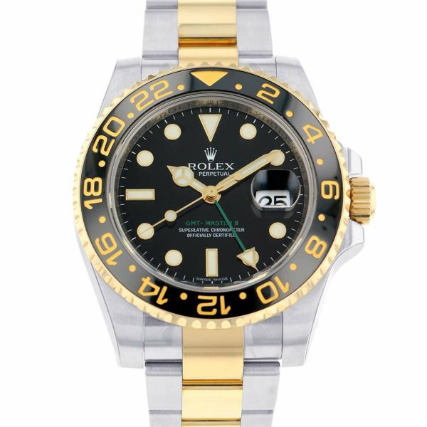 ロレックス GMTマスター Z番 116713LN ROLEX 腕時計 黒文字盤