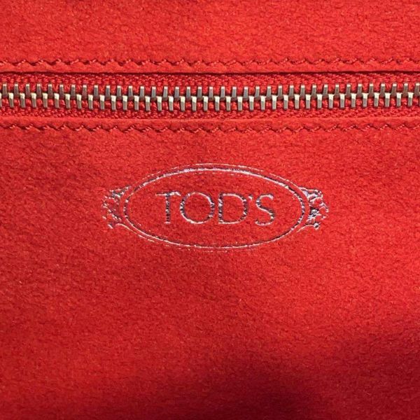 トッズ トートバッグ ウェーブ スタッズ レザー TOD'S バッグ