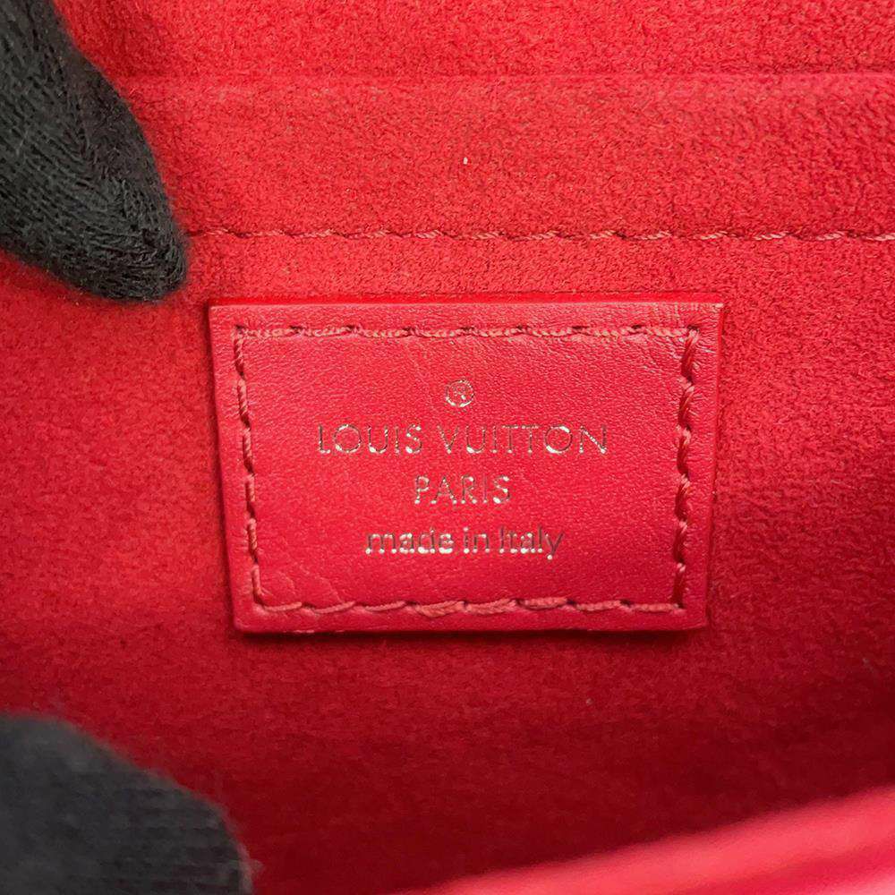 ルイヴィトン ショルダーバッグ カーフレザー ニューウェーブ チェーンバッグMM M51943 LOUIS VUITTON レッド 3way