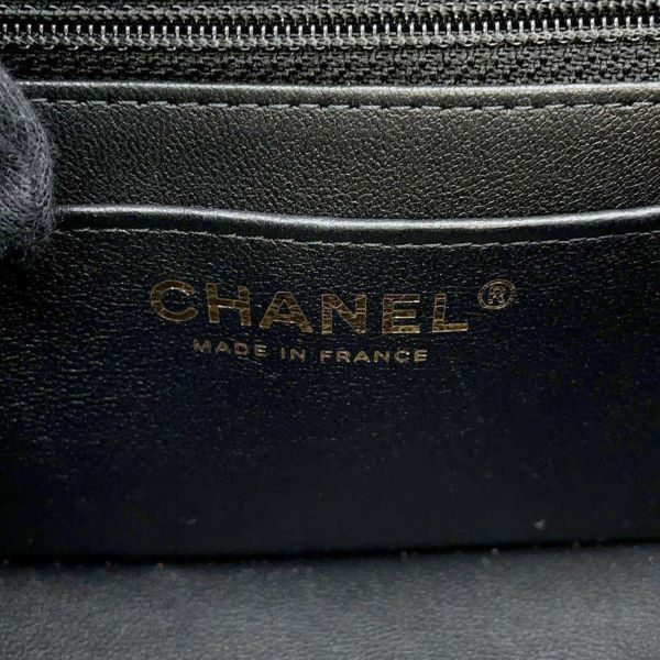 シャネル チェーンショルダーバッグ ココマーク ラムスキン A69900 CHANEL ミニ フラップ バッグ 黒