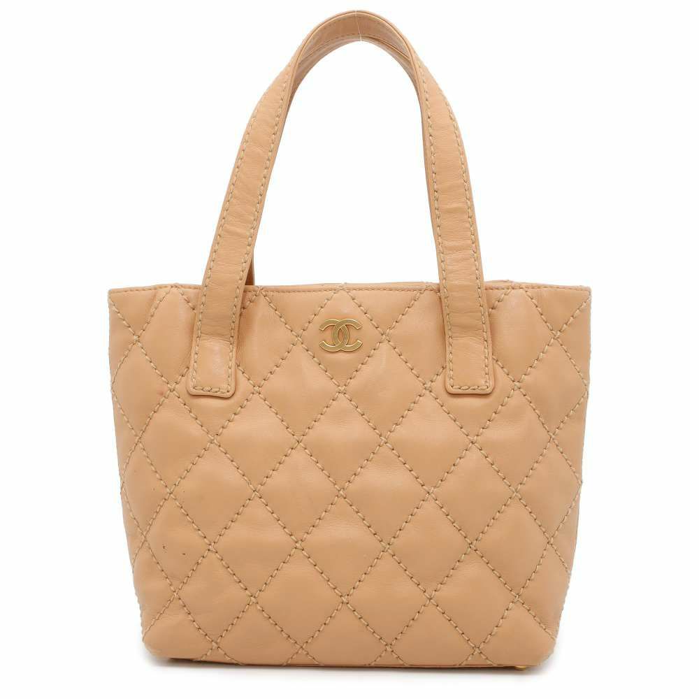 シャネル トートバッグ ワイルドステッチ ココマーク マトラッセ A18126 CHANEL バッグ