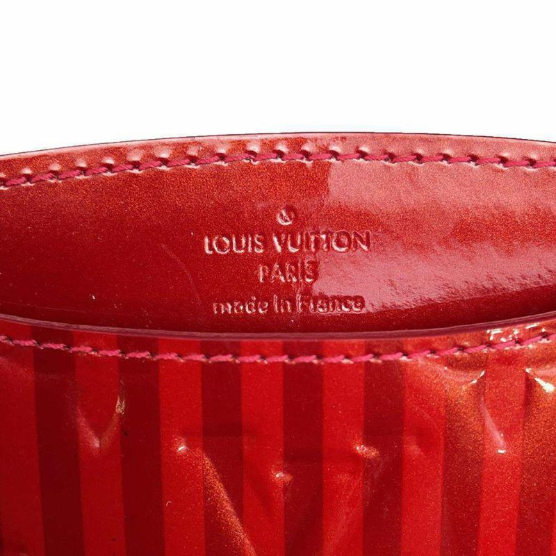 ルイヴィトン カードケース モノグラム・ヴェルニ レイユール エテュイ・ミロワール M91710 LOUIS VUITTON 定期入れ