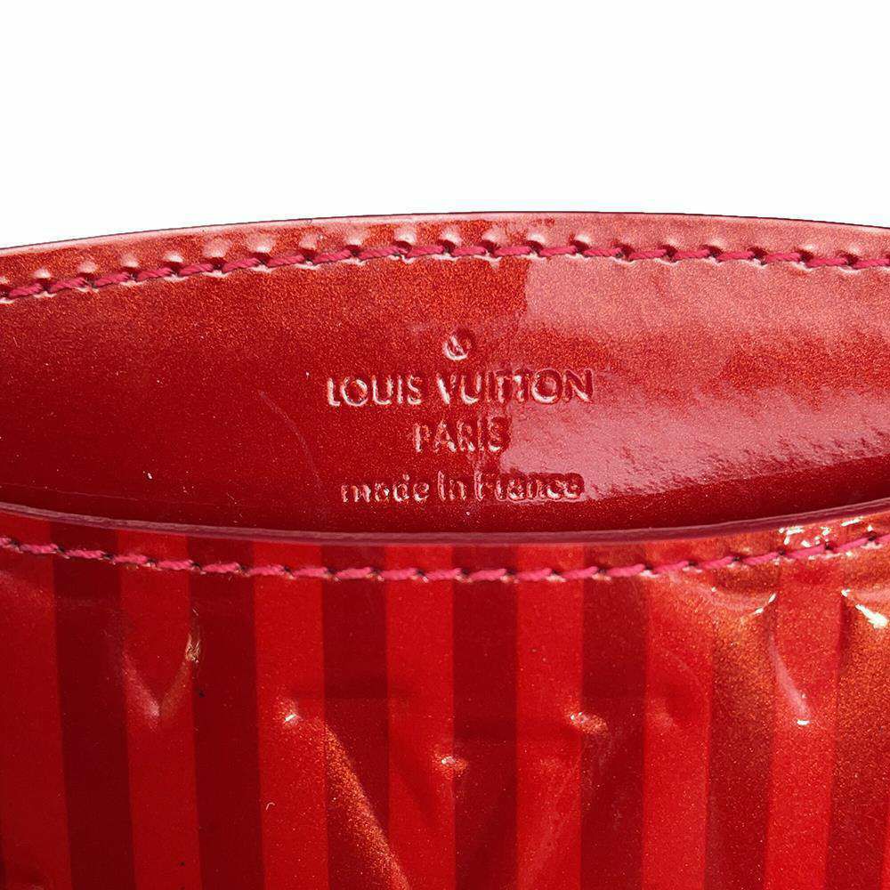 ルイヴィトン カードケース モノグラム・ヴェルニ レイユール エテュイ・ミロワール M91710 LOUIS VUITTON 定期入れ