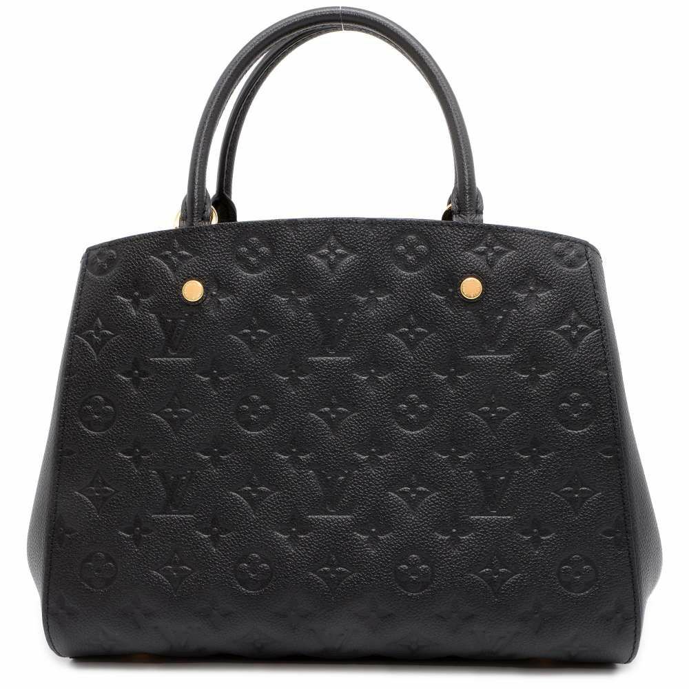 ルイヴィトン ハンドバッグ モノグラム・アンプラント モンテーニュMM M41048 2way 黒