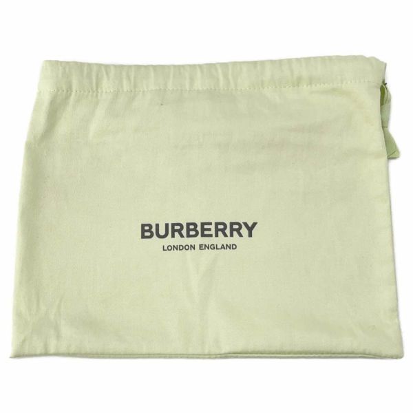 バーバリー ショルダーバッグ TBロゴ レザー BURBERRY 黒