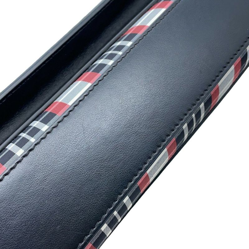 バーバリー ハンドバッグ ポケットバッグ レザー ナイロン 8035841 BURBERRY 2wayショルダーバッグ 黒