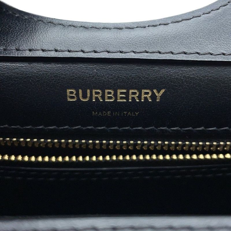 バーバリー ハンドバッグ ポケットバッグ レザー ナイロン 8035841 BURBERRY 2wayショルダーバッグ 黒