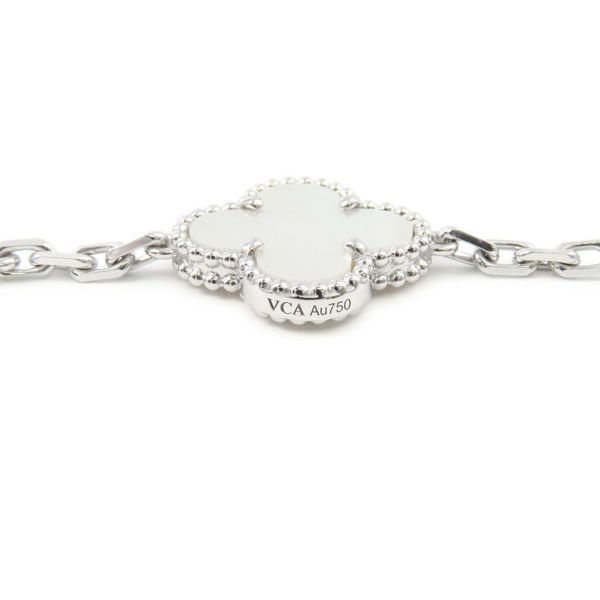 ヴァンクリーフ&アーペル ネックレス ヴィンテージ アルハンブラ 20モチーフK18WG VCARF48800