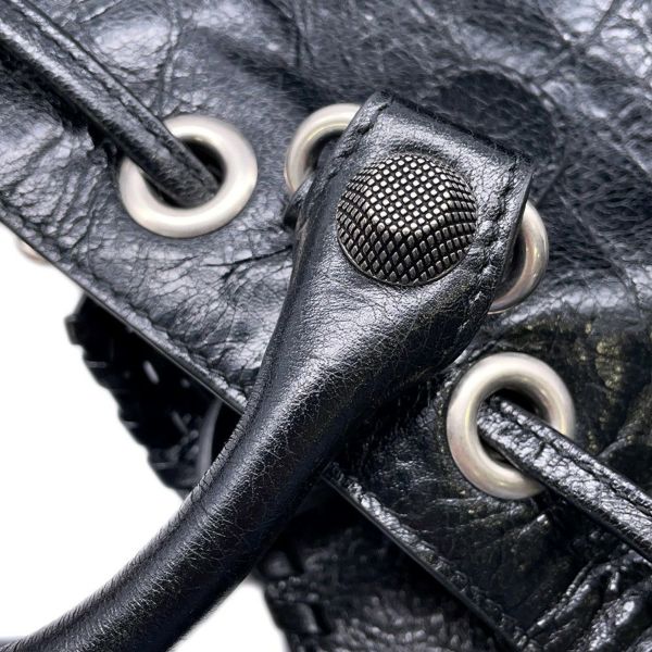 バレンシアガ ハンドバッグ ル カゴール スモール バケット 702432 BALENCIAGA 2wayショルダー 黒