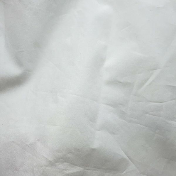 エルメス 長袖シャツ ボクシーフィット ライン セリエボタン メンズサイズ40 HERMES 白