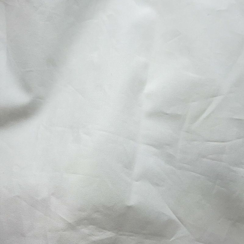 エルメス 長袖シャツ ボクシーフィット ライン セリエボタン メンズサイズ40 HERMES 白