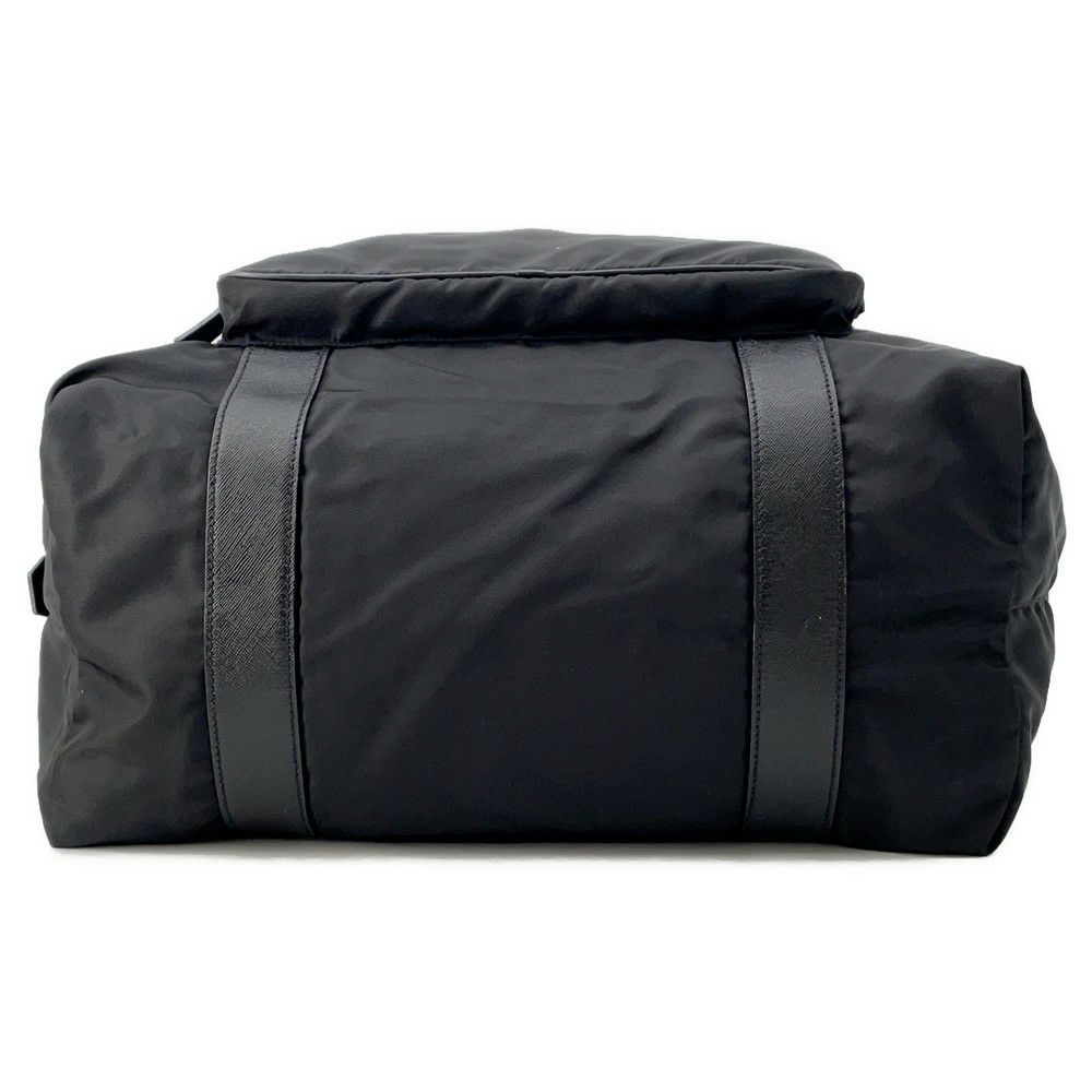 プラダ トートバッグ ナイロン 三角ロゴ レザー PRADA ショルダーバッグ 黒