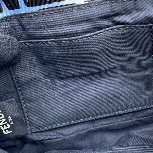 フェンディ ショルダーバッグ ジョシュアヴィーダス コラボ ズッカ ミニ バゲット ナイロン 
8BR784 FENDI ボディバッグ 黒