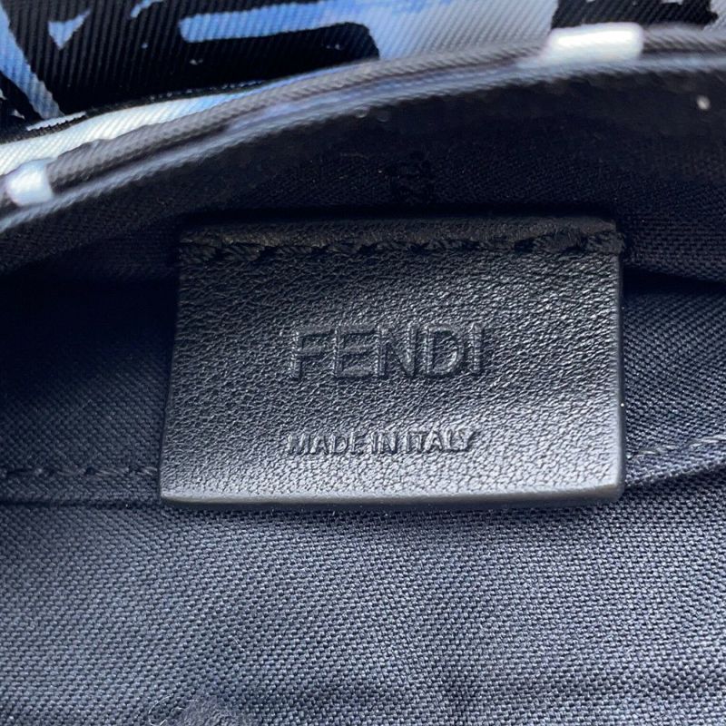 フェンディ ショルダーバッグ ジョシュアヴィーダス コラボ ズッカ ミニ バゲット ナイロン 
8BR784 FENDI ボディバッグ 黒