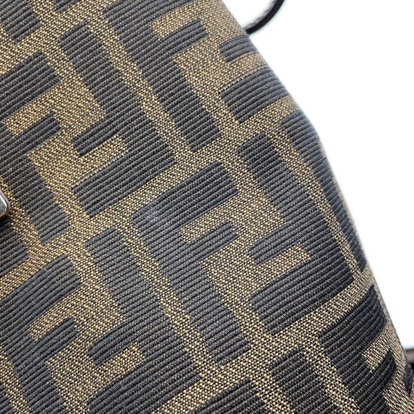 フェンディ ショルダーバッグ ズッカ キャンバス レザー FENDI バッグ