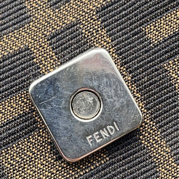 フェンディ ショルダーバッグ ズッカ キャンバス レザー FENDI バッグ