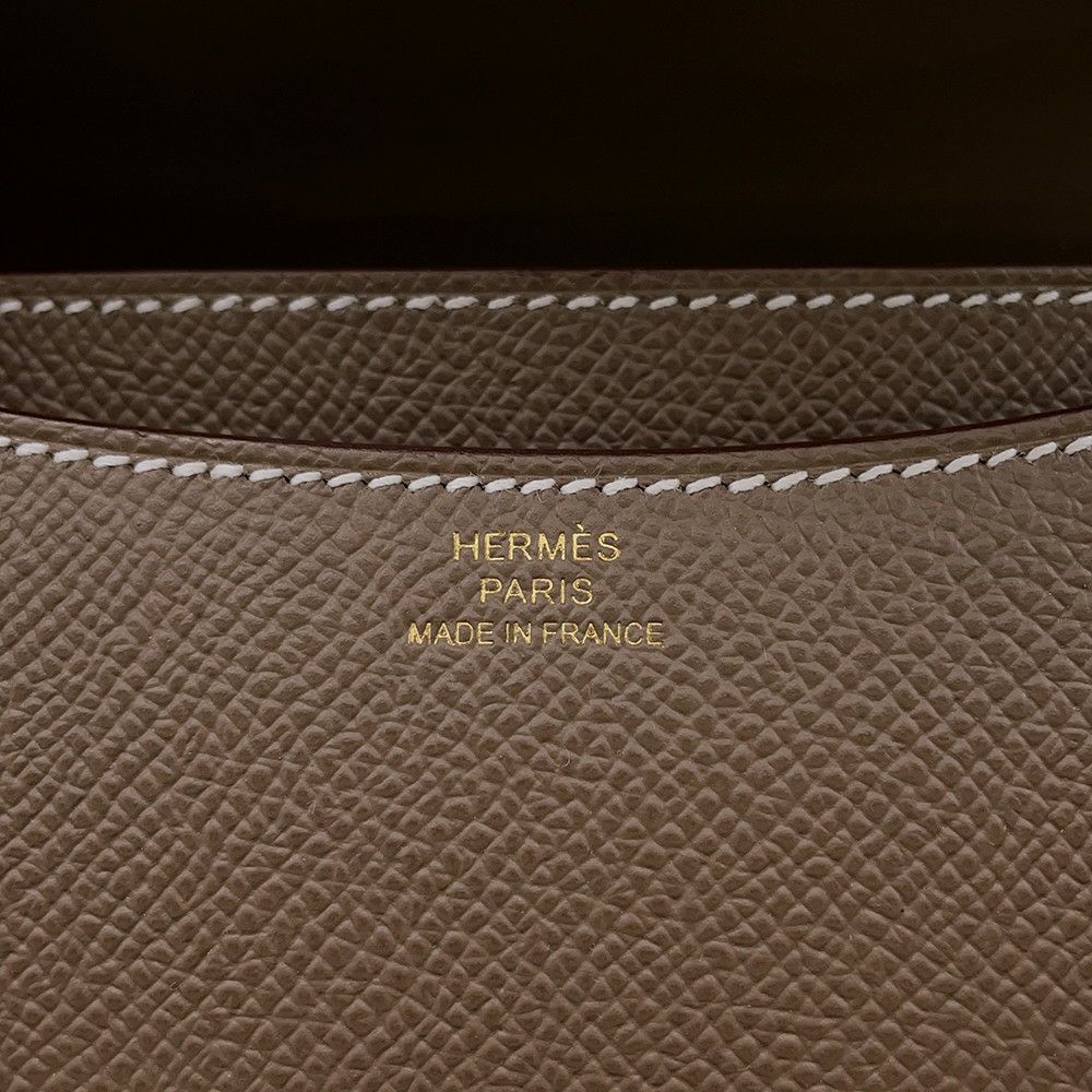 エルメス ミニ コンスタンス3 ミロワール エトゥープ/マットゴールド金具 エプソン K刻印