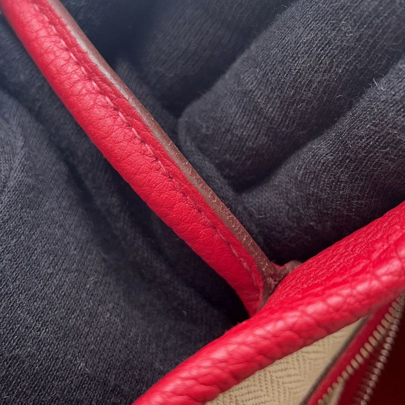 エルメス トートバッグ ガーデンパーティTPM ルージュピマン/シルバー金具 ネゴンダ T刻印