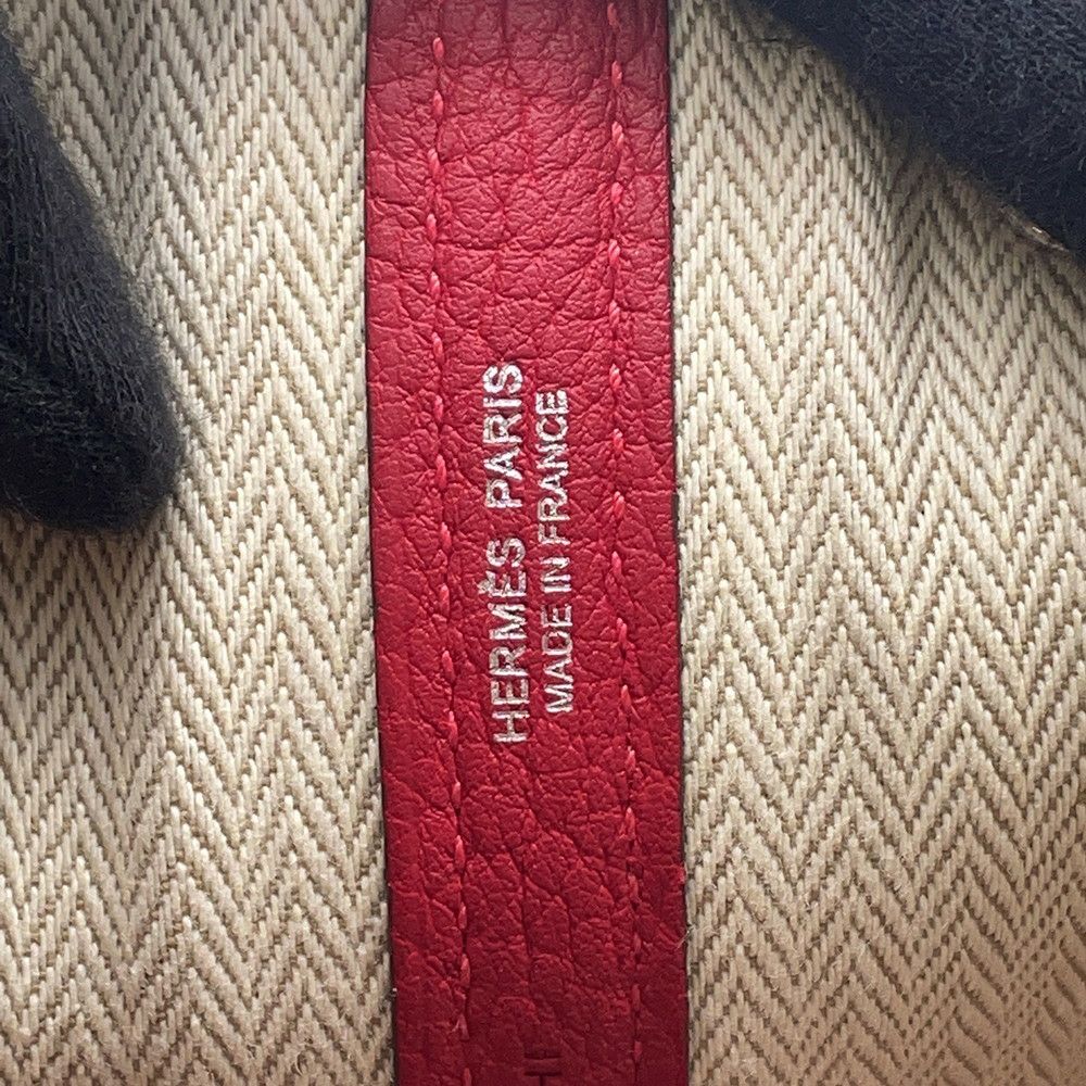 エルメス トートバッグ ガーデンパーティTPM ルージュピマン/シルバー金具 ネゴンダ T刻印