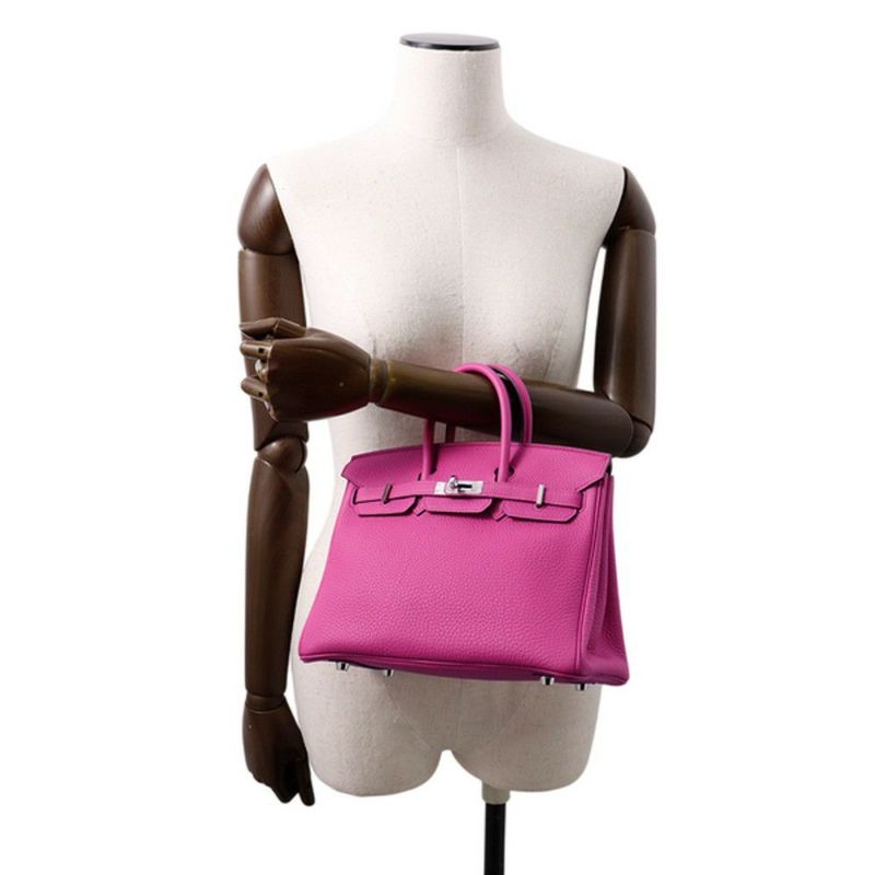 エルメス バーキン25 マグノリア/シルバー金具 トゴ C刻印 HERMES Birkin ハンドバッグ