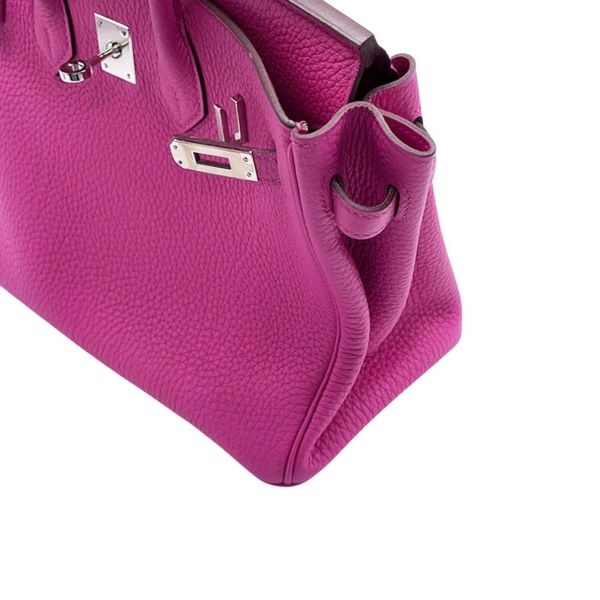 エルメス バーキン25 マグノリア/シルバー金具 トゴ C刻印 HERMES Birkin ハンドバッグ