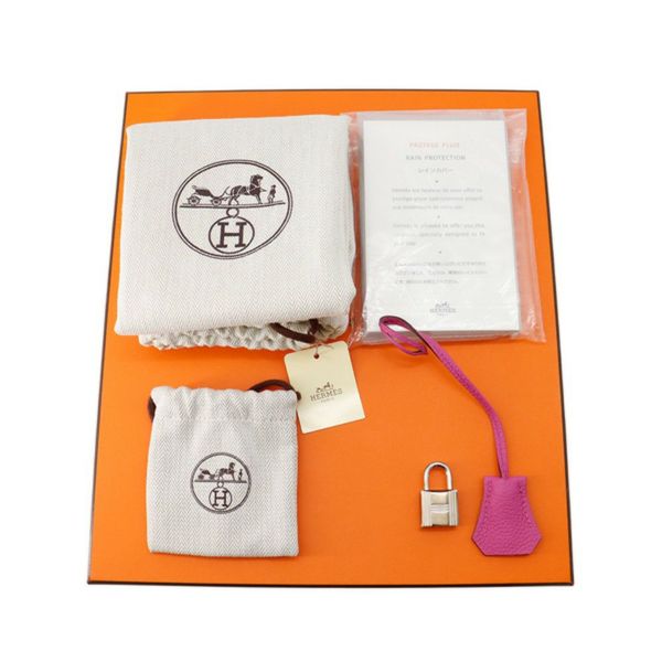 エルメス バーキン25 マグノリア/シルバー金具 トゴ C刻印 HERMES Birkin ハンドバッグ