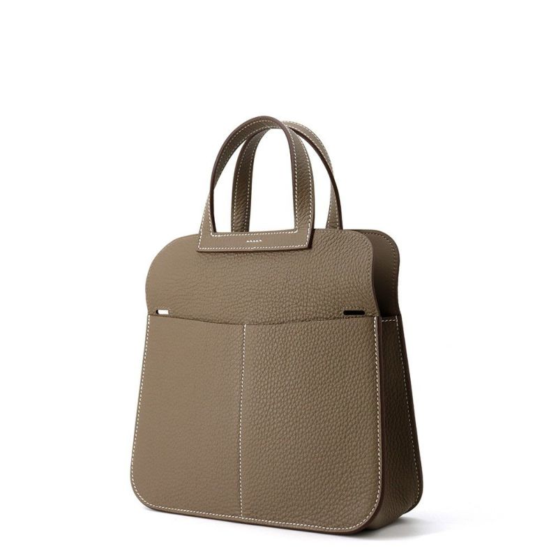 エルメス ハンドバッグ アルザン25 エトゥープ/ゴールド金具 トリヨンクレマンス K刻印 2wayショルダー