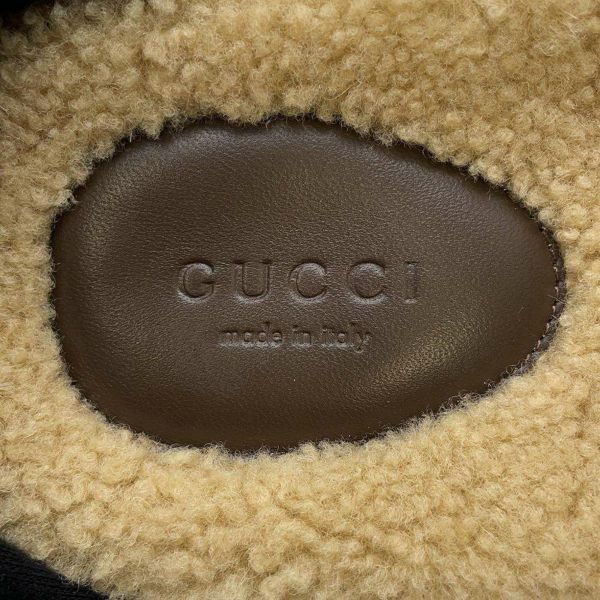 グッチ サンダル ノースフェイス コラボ ムートン/レザー レディースサイズ36 GUCCI 679948 靴