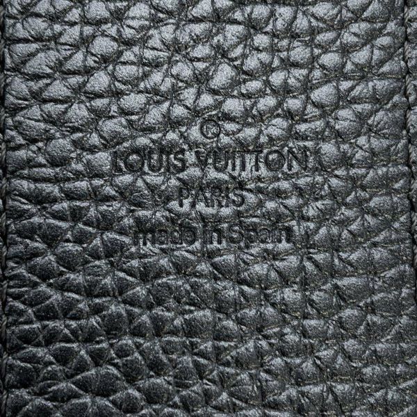 ルイヴィトン ショルダーストラップ ロゴ  レザー J02392 LOUIS VUITTON ブラック 黒