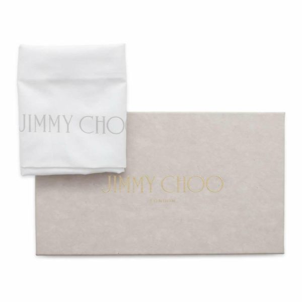 ジミーチュウ 長財布 スタースタッズ ラインストーン レザー J000043216001 JIMMY CHOO 財布 ラウンドファスナー