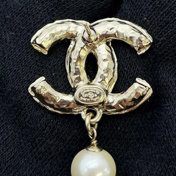 シャネル ピアス ココマーク  ラインストーン フェイクパール C21A CHANEL アクセサリー