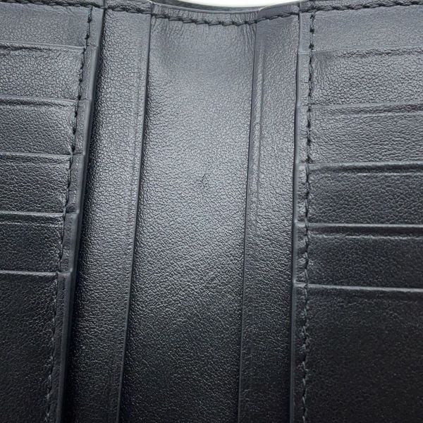 ボッテガヴェネタ 二つ折り財布 マキシ イントレチャート 667130 BOTTEGA VENETA 黒
