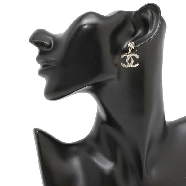 シャネル ピアス ココマーク ラインストーン メタル L24P CHANEL アクセサリー