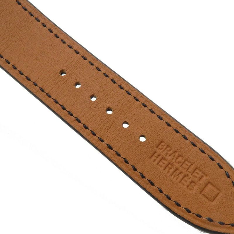 エルメス Hウォッチ C刻印 ダイヤベゼル W046519WW00/HH1.531 HERMES 腕時計 ホワイトシェル文字盤